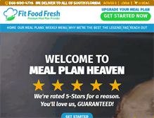 Tablet Screenshot of fitfoodfresh.com